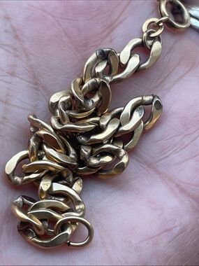 Gold Filled 12k Curb Chain Bracelet - Classic Link Design